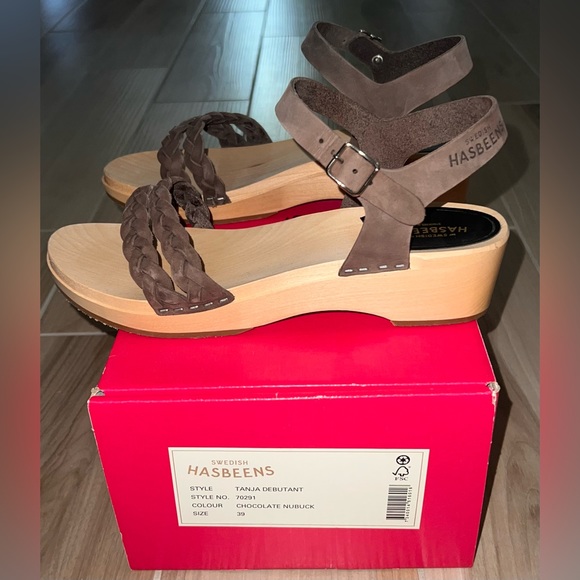 BNWB Swedish Hasbeens Tanja Debutant Sandals✨ - Picture 3 of 8